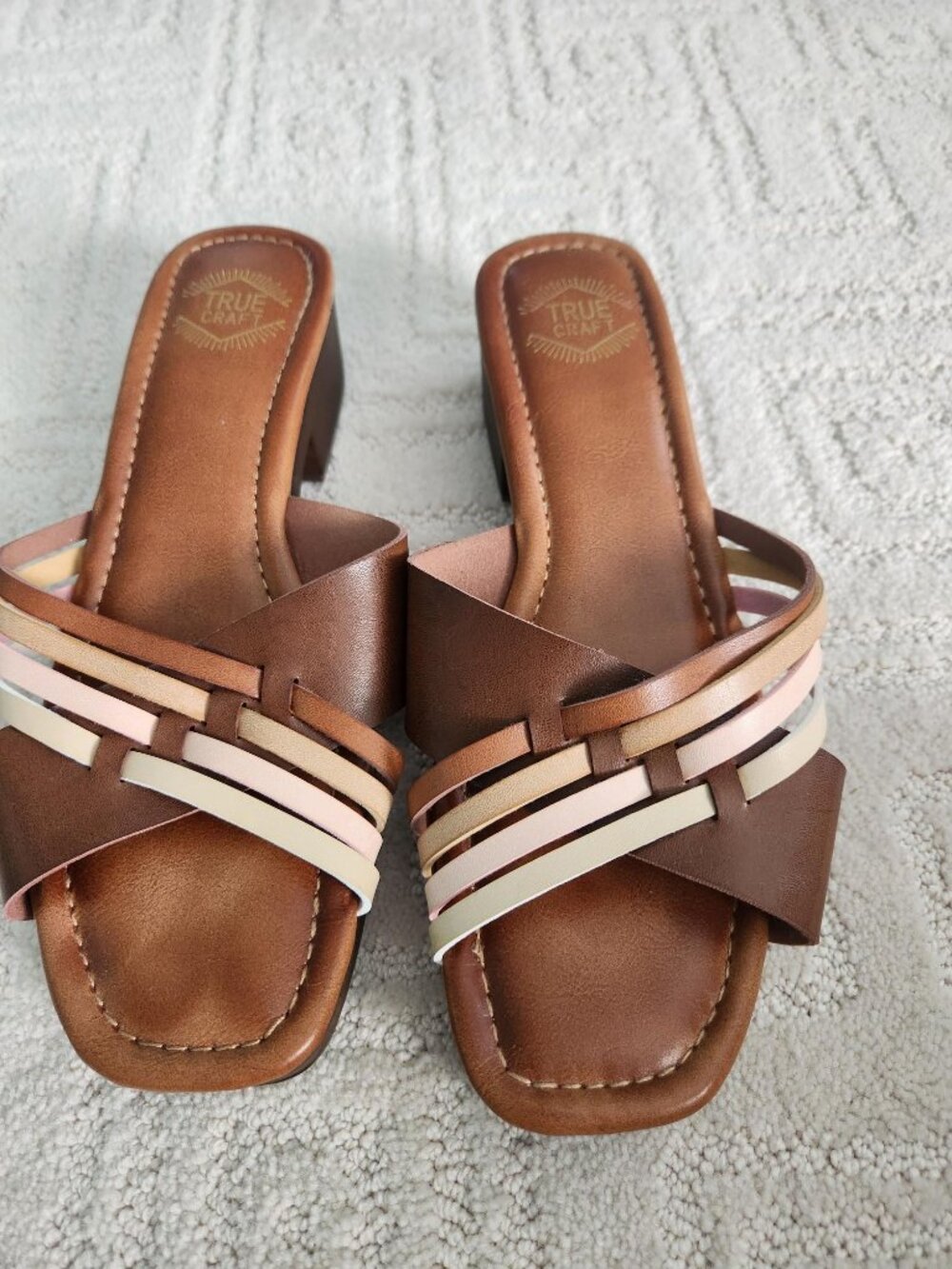 - True craft wedge sandals size 9